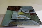 Decorative Fused Glass Plate