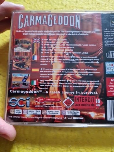 Carmageddon PlayStation1 Ps1 PlayStation2 Ps2 games Original