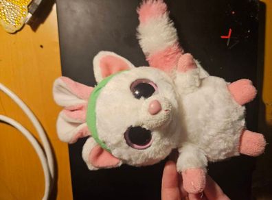 Pink party soft toy cute , glittery eyes