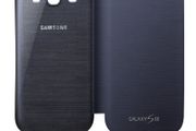 Samsung Notebook Style Flip Cover Case for Samsung Galaxy S3 - Navy