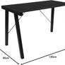 Office Desk - Black Glass Image 4