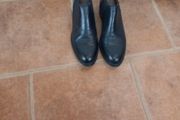 Black Leather Ankle Boots  (40 S7)