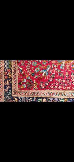 Stunning 50 Raj Tabriz Wool and Silk Hand Knotted Rug Carpet Persian