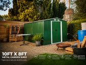 10ft x 8ft XL Metal Garden Shed
