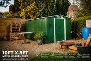 10ft x 8ft XL Metal Garden Shed