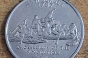 USA, Quarter Dollar 1999 D New Jersey - free standard postage