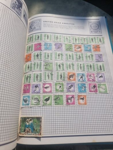 Stanley Gibbons World Collector Stamp Album With Many Stamps Included
