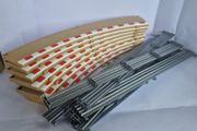Scalextric C8228: 8x New Radius 2 Outer Borders &amp; Barriers  (R2)