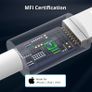 USB C to Lightning Cable 1M [Apple MFi Certified] iPhone Fast Charger Cable USB-C Power Delivery Charging Cord for iPhone 13/12/12 PRO Max/12 Mini/11/11PRO/XS/Max/XR/X/8/8Plus/iPad Image 2