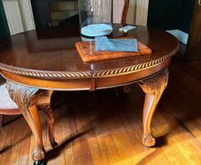 Vintage Mahogany Extending Dining Table - Claw  & Ball Feet