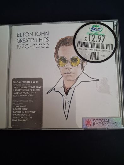 3CD. Elton John - 1970-2002