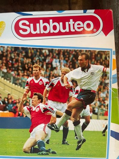 Subbuteo Euro 96 Special Edition boxed set Complete Blue Scoreboard
