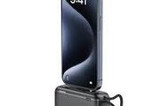Power Bank with USB-C Port and Cable 10000mAh (22.5W) Metal