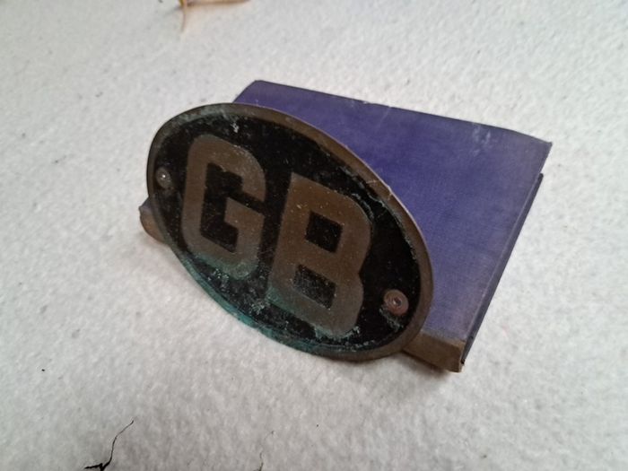 Vintage Brass Car Badge