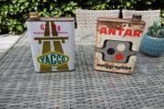 Vintage French 2LT Oil Cans