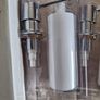 2 x Stainless Steel top pump and steel fittings not plastic Under Counter Liquid Soap Hand Wash Dispensers Image 2
