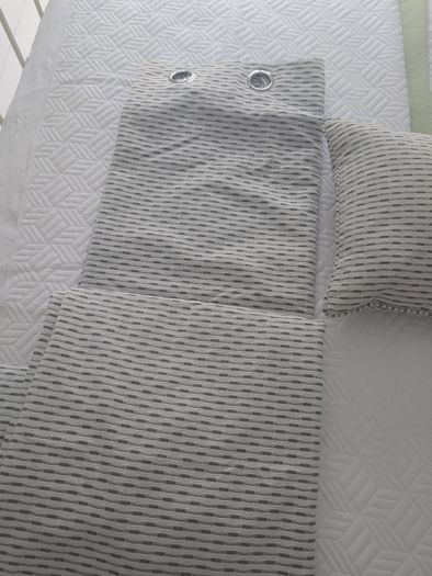 Curtains , eyelet, 66x 90 Black out ,& cushion 66x90