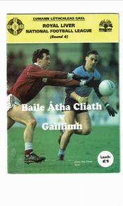 GAA programmes 1993 (Dublin football)