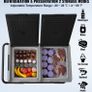 AAOBOSI Camping Fridge 75L, Car Fridge Dual Zone Image 2