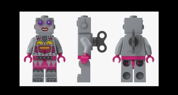Lego LADY ROBOT Minifigure Lego Series 11 Lego Minifigure