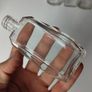 309 - Set of 5 Vintage Decorative Similar Size Collectible Clear Glass Bottles Image 5
