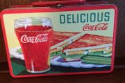 Vintage style coca cola case tin