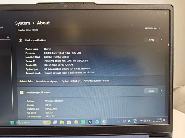 Lenovo IdeaPad Slim 3 8/512GB New Boxed