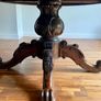 Antique mahogany circular pod table Image 3