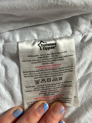 Tommee Tipee Sleep bags 18-36 months