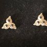 sterling silver marcasite earrings Image 4