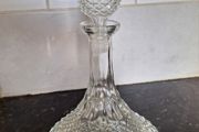 Beautiful vintage crystal ship decanter