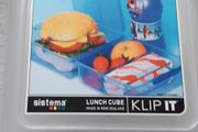 Sistema Klip It 1.4L Lunch Cube Sandwich Lunchbox Home Office School College