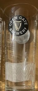 Open  gate pint beer Glass