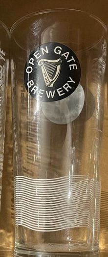 Open  gate pint beer Glass
