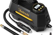 Digital Tyre Inflator 12V Air Compressor, Car Accessories, Auto-Stop Portable Car Tyre Pump with Handle, Car Pumps for Tyres with Valve Adaptors for Car, Bicycle, Motorcycle (FREE POSTAGE)