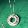 Handmade sterling silver 18inch chain with pre decimal coins pendant Image 4