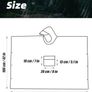 Waterproof Poncho Adult Big Size Lightweight Reusability Waterproof Ponchos for Men and Women Suitable for Outdoor Hiking Camping Cycling Traveling Waterproof Raincoat Image 7