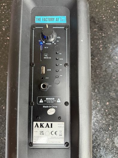 Akai portable bluetooth speaker , 10w