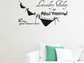 Laundry Today wall Sticker