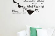 Laundry Today wall Sticker