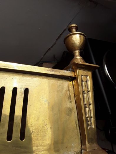 Brass Adams style fire fender