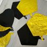 Black and gold party decoration foil balloons and garland Image 9