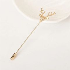 Gold plated Deer Lapel Pin / Brooch Pin
