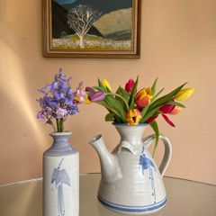 Vintage Louis Mulcahy Pottery Tea Pot, Vase, Jug, 1980s Irish Design