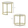 Nesting Coffee Tables Set of 2 Image 3