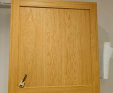 2 x Besta IKEA shelves with doors