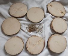 8 Sycamore Blanks with Hangers (25334)