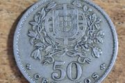 Portugal 1960, 50 Centavos Coin - free standard postage