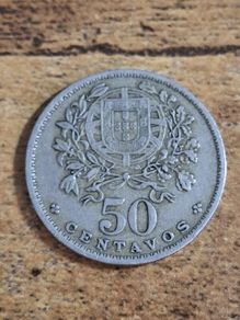 Portugal 1960, 50 Centavos Coin - free standard postage