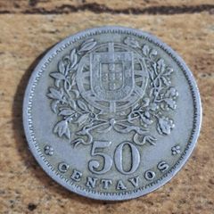 Portugal 1960, 50 Centavos Coin - free standard postage